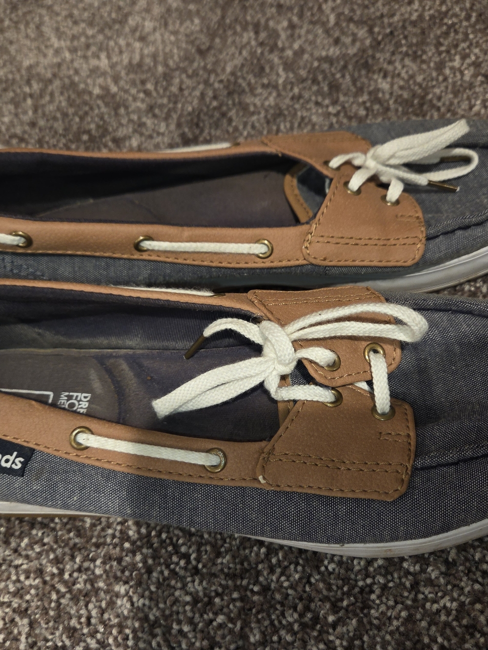 Womens size 7.5 keds boat shoes slip on - Picture 2 of 4